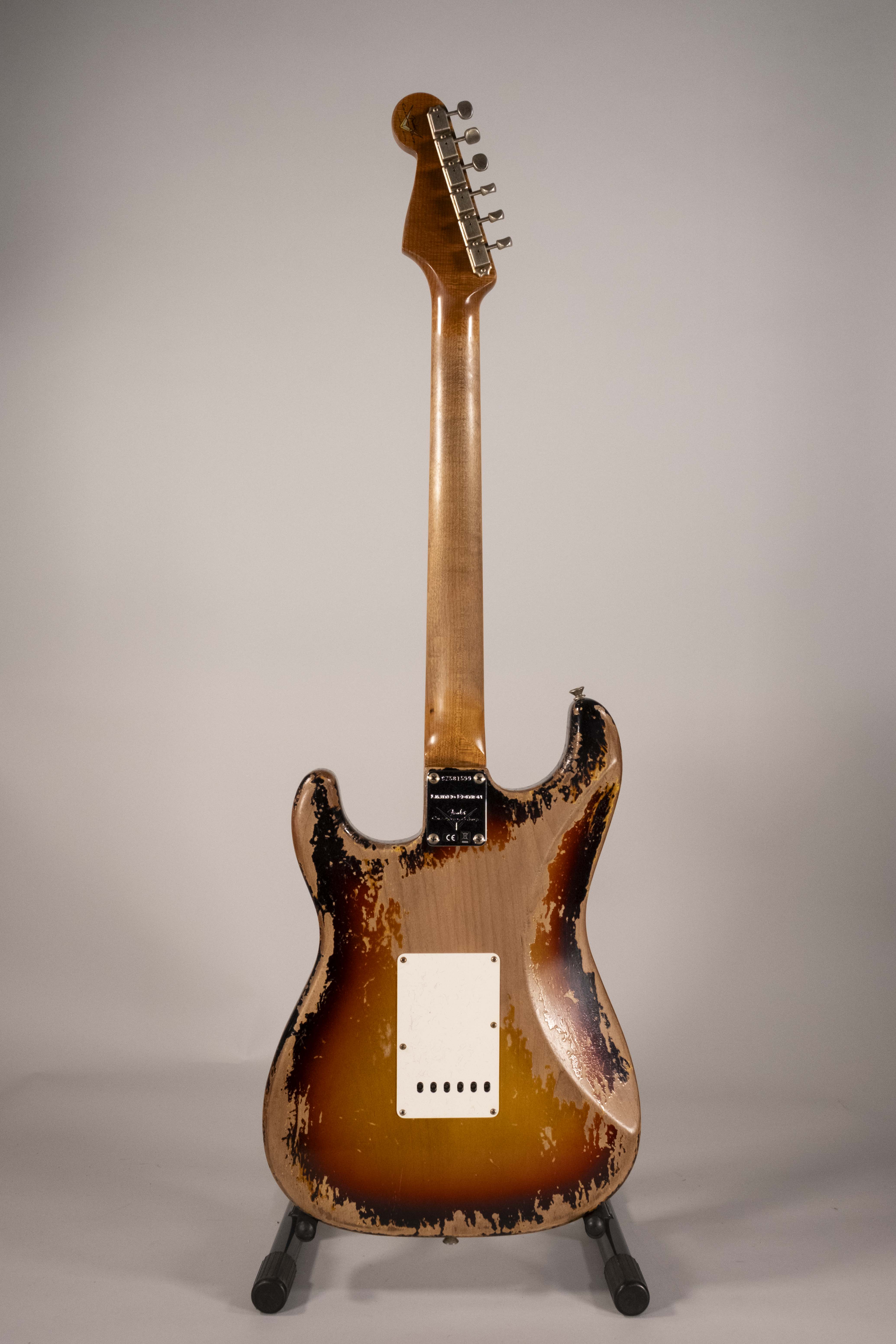 Fender Custom Shop F22 Ltd Super Heavy Relic 1960 Stratocaster 3 Tone Sunburst