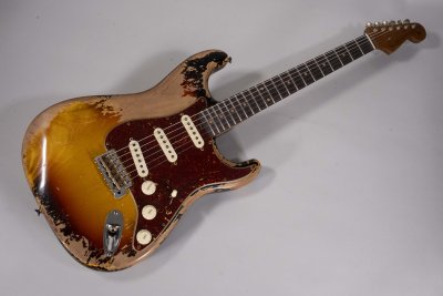 Fender Custom Shop F22 Ltd Super Heavy Relic 1960 Stratocaster 3 Tone Sunburst
