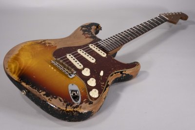 Fender Custom Shop F22 Ltd Super Heavy Relic 1960 Stratocaster 3 Tone Sunburst