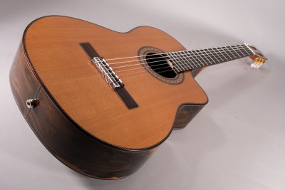 Jose Torres Jtc-100CE Chitarra Classica Cutaway Elettrificata Finitura Lucida