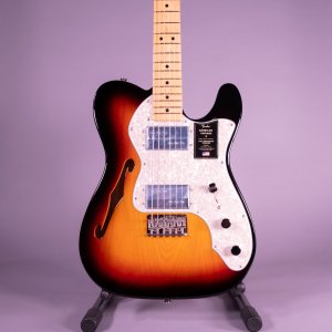 Fender American Vintage II 1972 Telecaster Thinline Maple 3-Color Sunburst