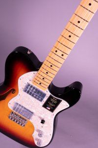 Fender American Vintage II 1972 Telecaster Thinline Maple 3-Color Sunburst