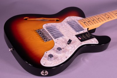 Fender American Vintage II 1972 Telecaster Thinline Maple 3-Color Sunburst