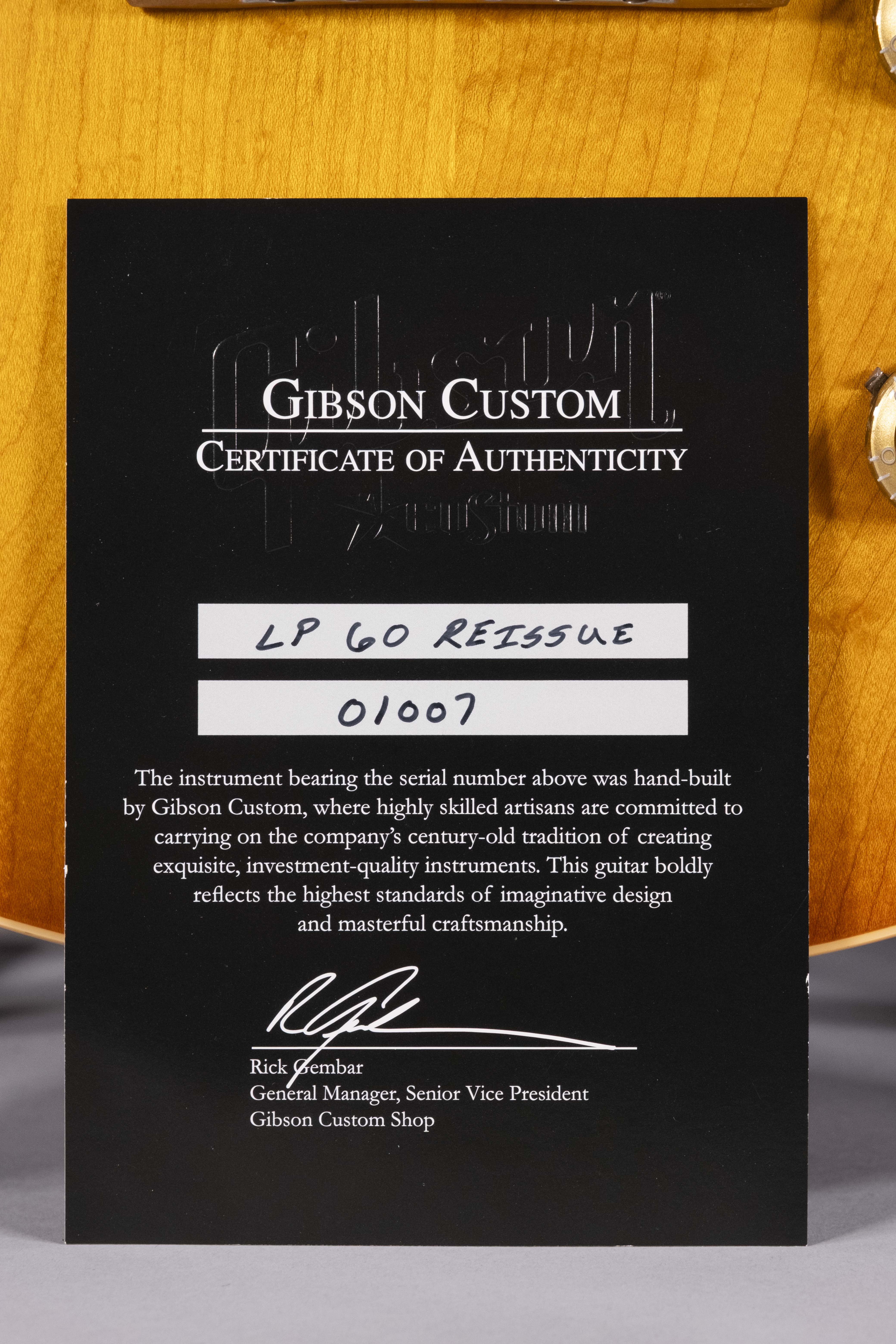 Gibson Custom Shop 60 Usata