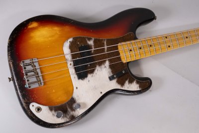 Fender Custom Shop 59 Precision Bass MN Relic 3 Tone Sunburst