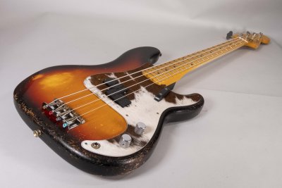 Fender Custom Shop 59 Precision Bass MN Relic 3 Tone Sunburst