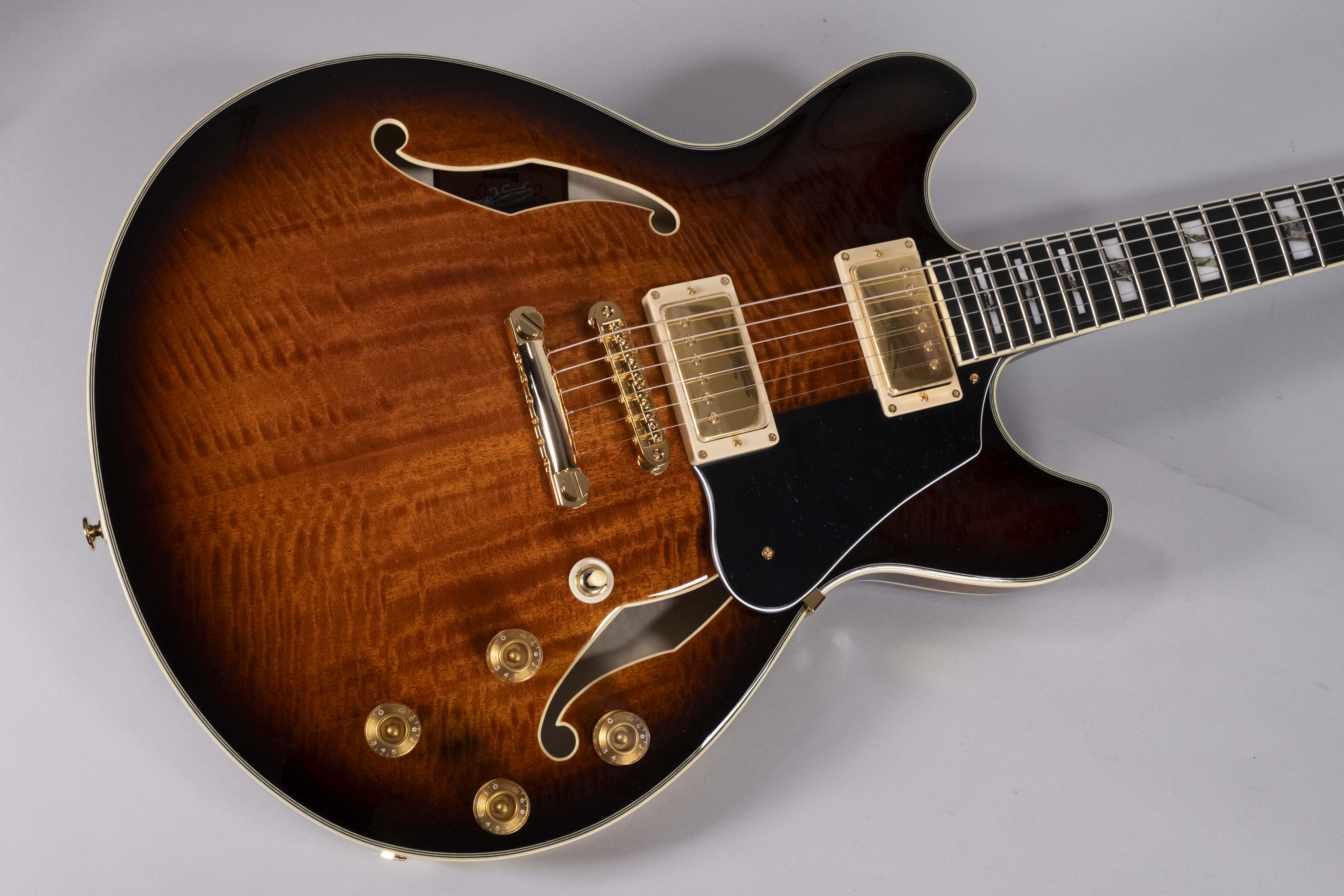 Ibanez Jsm100 J Scofield Vintage Sunburst Con Astuccio