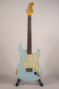 Fender Custom Shop Ltd 59' Stratocaster Hardtail Relic Aged Daphne Blue