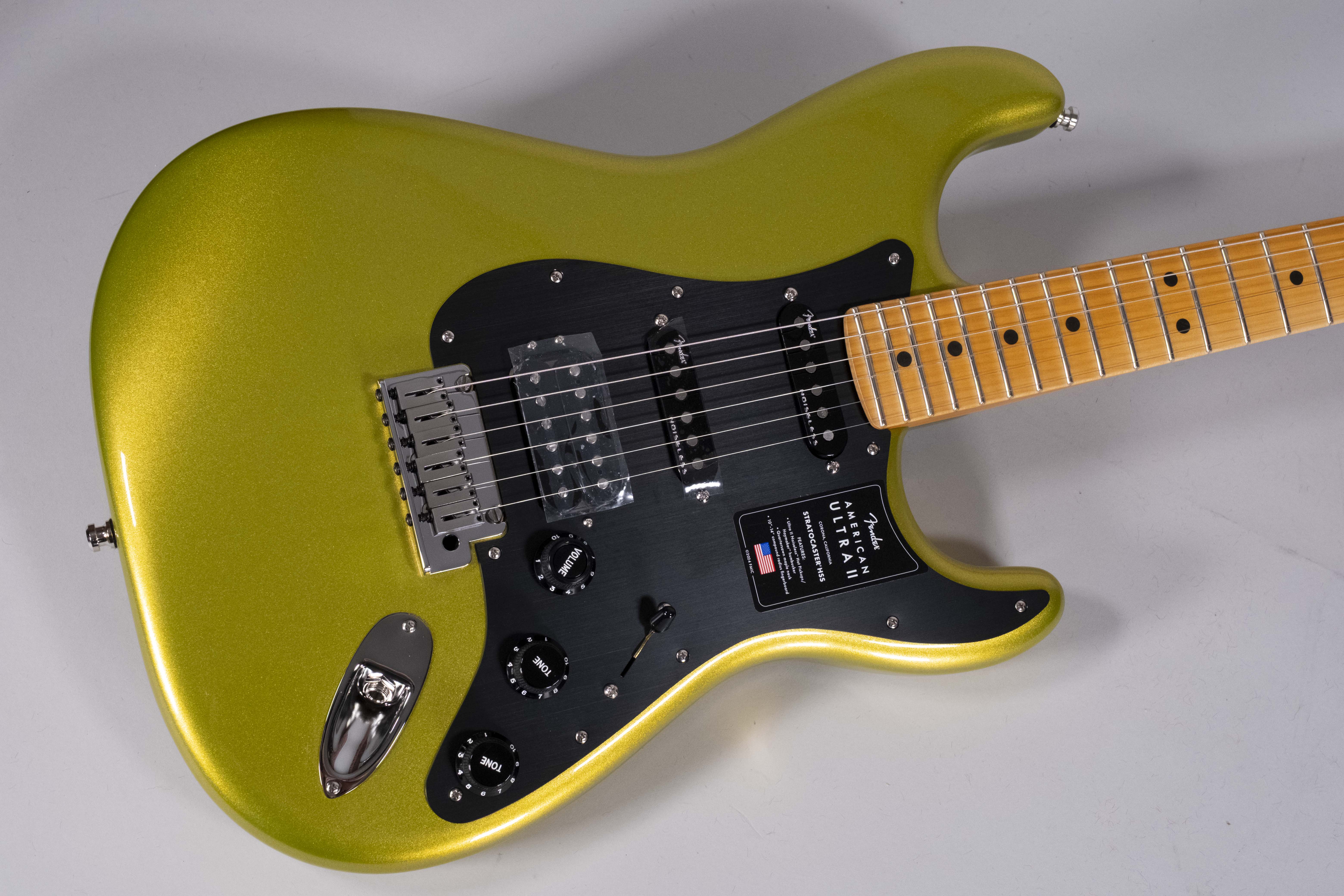 Fender Stratcaster HSS American Ultra II Maple Solar Flare