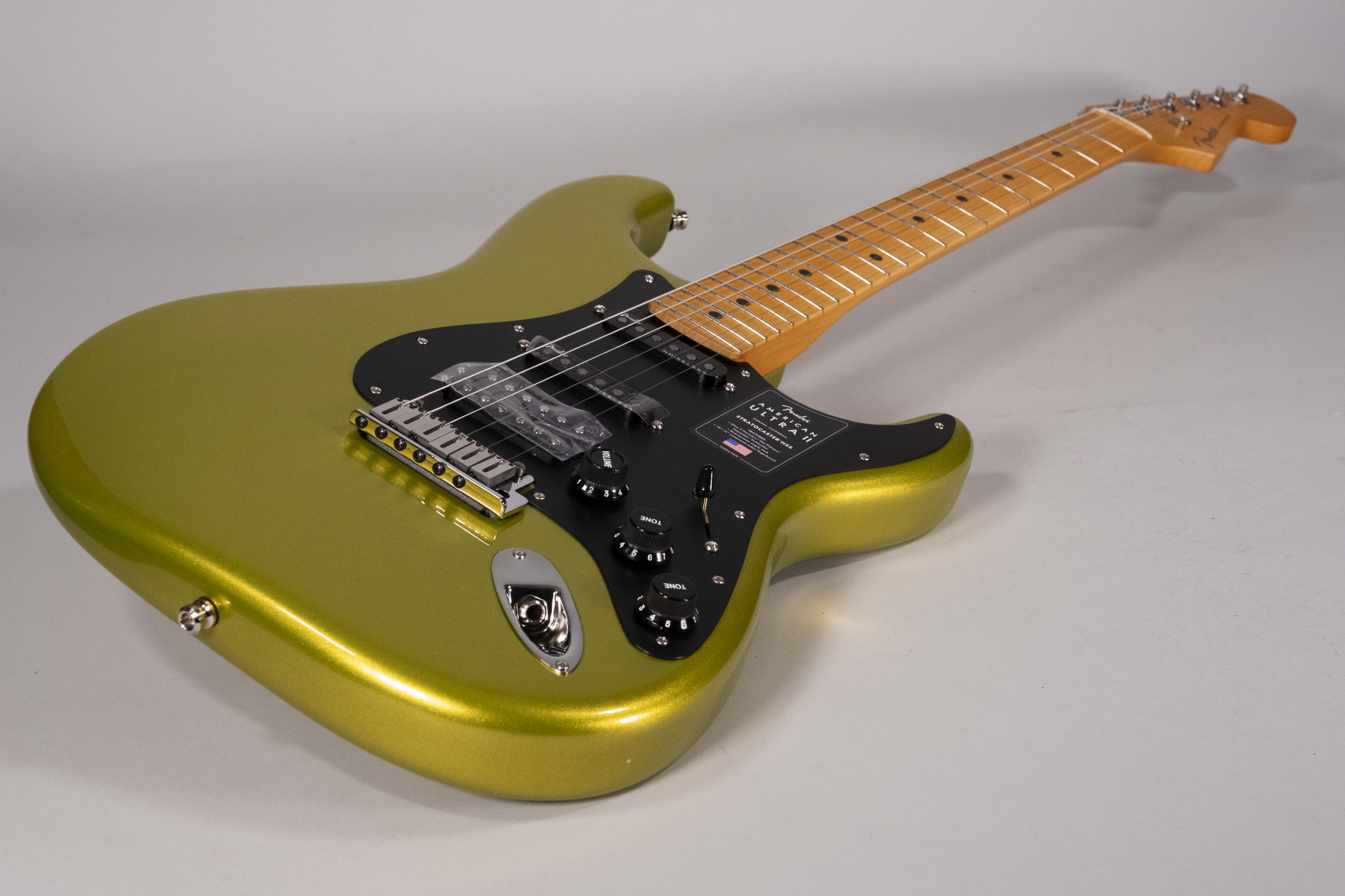 Fender Stratcaster HSS American Ultra II Maple Solar Flare