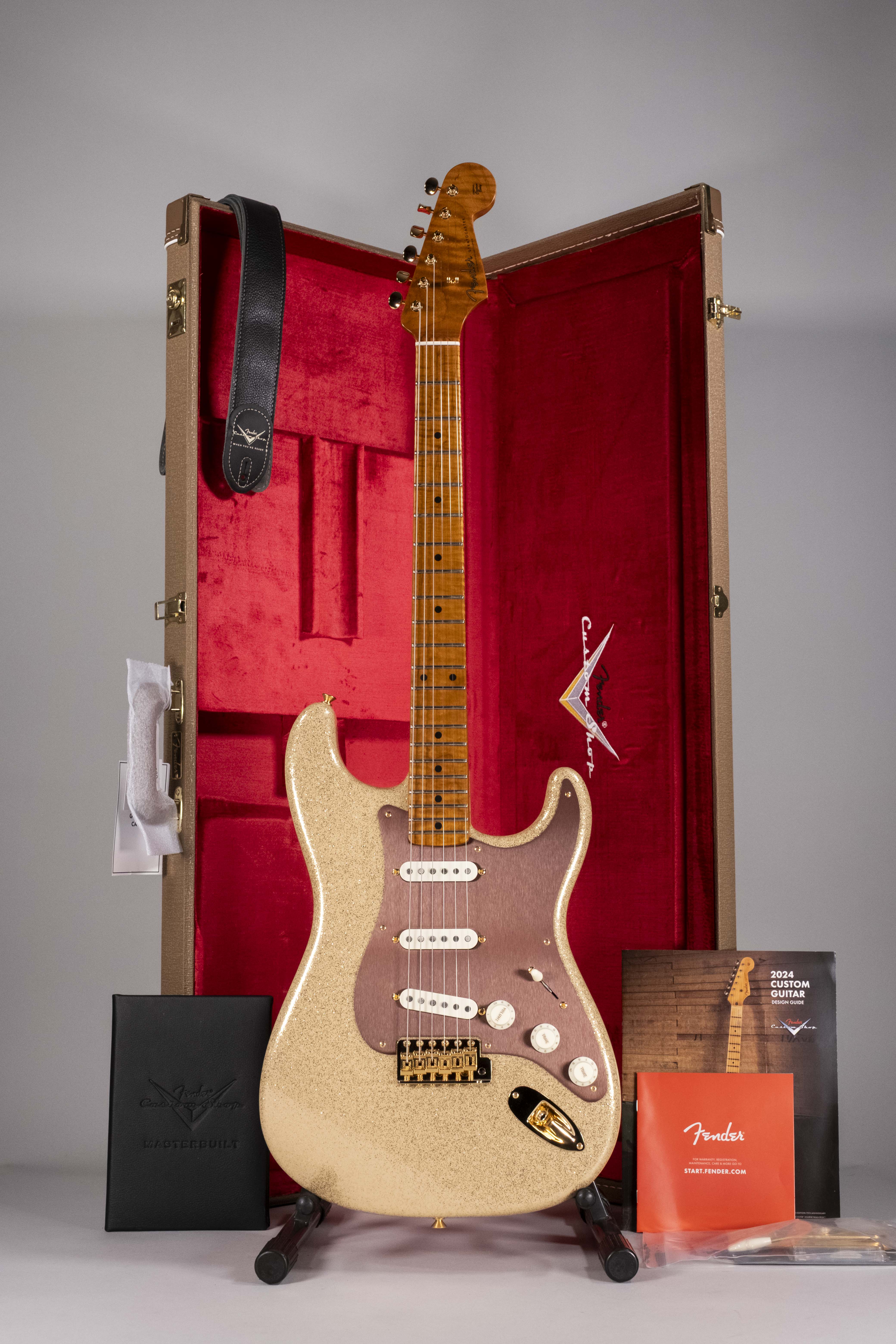 Fender Custom Shop 1959 Stratocaster Masterbuilt by J Smith Mojave Sand Sparkle