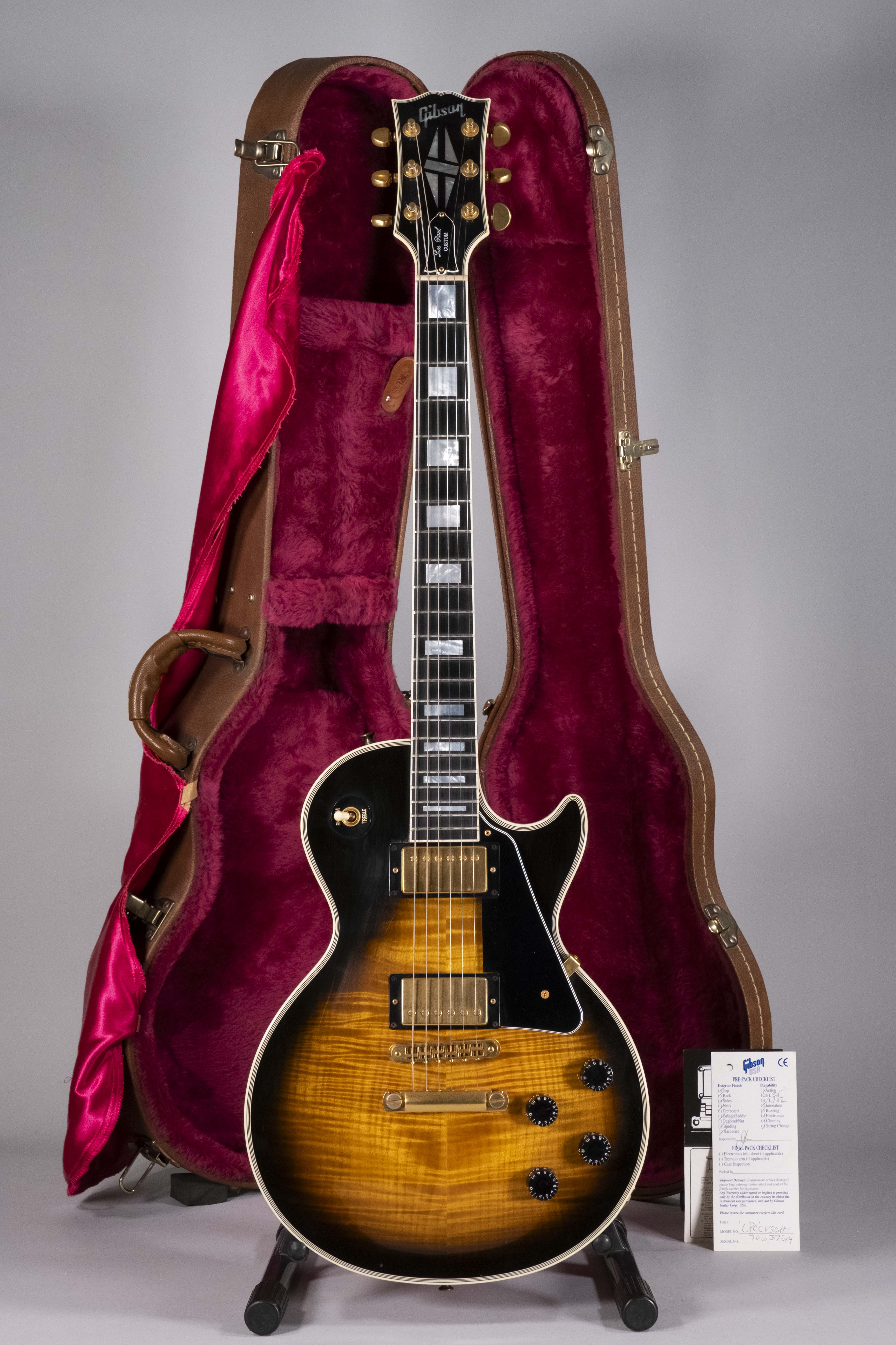 GIBSON LES PAUL CUSTOM SUNBURST USATA