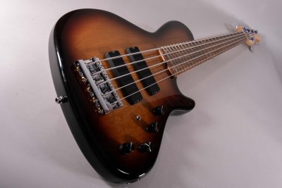 Sadowsky Metroline Bass 5 24 JJ Single Cut Vintage Sunburst