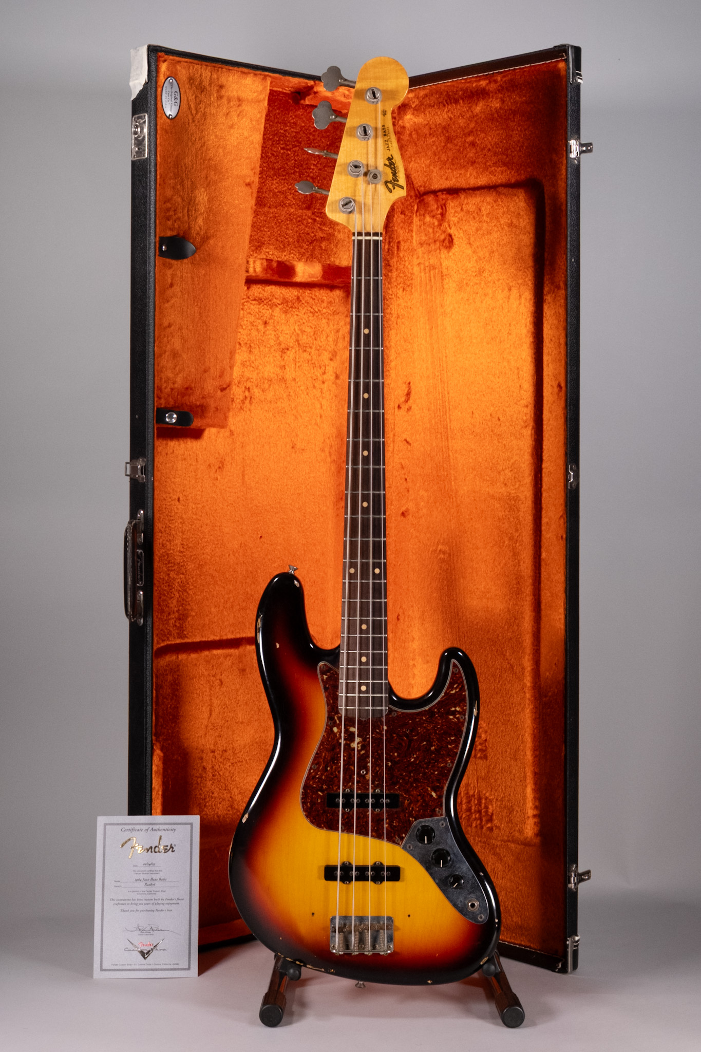 FENDER JAZZ C.SHOP 1964 RELIC USATO
