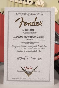 FENDER  LANDAU 63 RELIC MASTERBUILT USATA