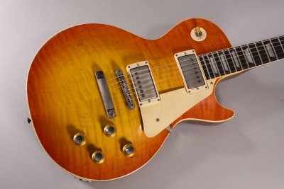 Gibson Custom 1960 Les Paul Standard Reissue Murphy Lab Heavy Aged Tangerine Bur