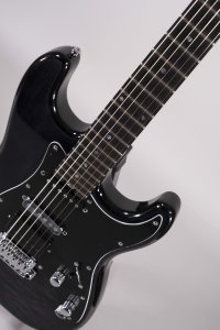 Schecter R66 Elite II Ebony Traditional See-Thru Black