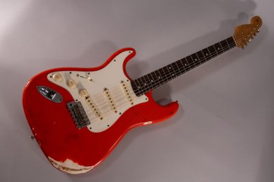 stratocaster assemblata left hand usata