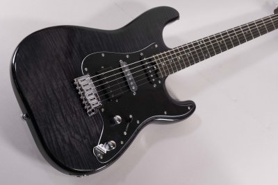 Schecter R66 Elite II Ebony Traditional See-Thru Black