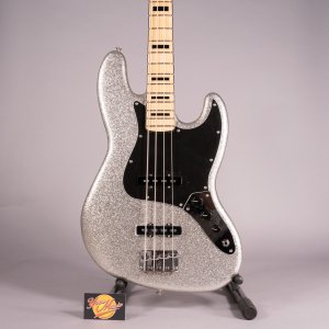 Fender Limited Mikey Way Jazz Bass Silver Sparkle