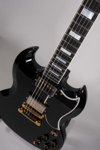 GIBSON SG CUSTOM EBONY USATA