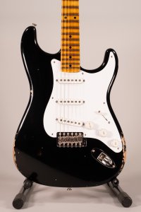 Fender Custom Shop Limited Edition Fat 1954 Stratocaster Relic Aged Black