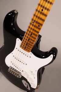 Fender Custom Shop Limited Edition Fat 1954 Stratocaster Relic Aged Black