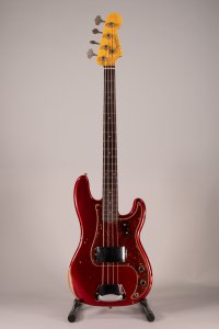 Fender Custom Shop Limited `62 Precision Bass Relic Aged Candy Apple Red