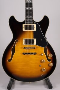 Ibanez Jsm10-Vys Chitarra Semiacustica John Scofield Vintage Yellow Sunburst