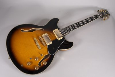 Ibanez Jsm10-Vys Chitarra Semiacustica John Scofield Vintage Yellow Sunburst