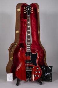 Gibson SG Standard 61 Maestro Vibrola Faded Vintage Cherry Satin