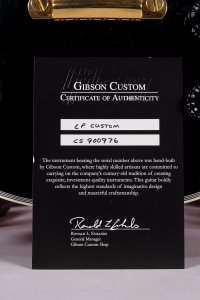 Gibson Les Paul Custom Ebony Usata