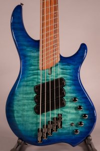 Dingwall Combustion 5 string 3 Pickups Pau-Ferro Whalepool Burst