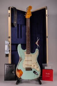 Fender Custom Shop Ltd '62 Stratocaster Heavy Relic Faded Aged Surf Green