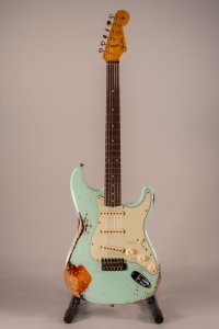 Fender Custom Shop Ltd '62 Stratocaster Heavy Relic Faded Aged Surf Green