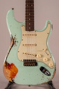 Fender Custom Shop Ltd '62 Stratocaster Heavy Relic Faded Aged Surf Green