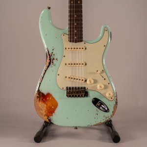 Fender Custom Shop Ltd '62 Stratocaster Heavy Relic Faded Aged Surf Green