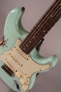 Fender Custom Shop Ltd '62 Stratocaster Heavy Relic Faded Aged Surf Green