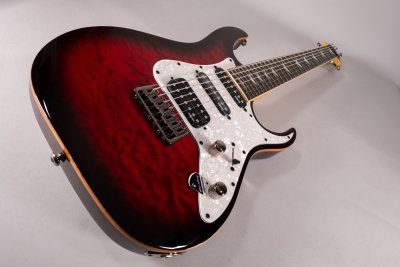 Schecter Banshee Extreme 7 Black Cherry Burst