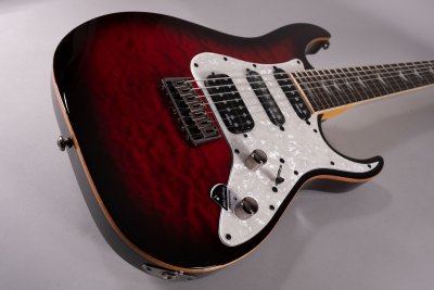 Schecter Banshee Extreme 7 Black Cherry Burst