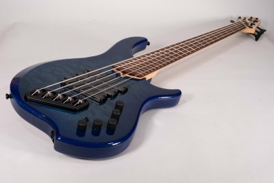 Dingwall Combustion 5-String Pau Ferro Indigo Burst