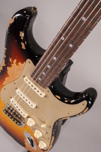 Fender Custom Shop LTD Roasted Bighead Stratocaster Super Heavy Relic 3Color Sunburst