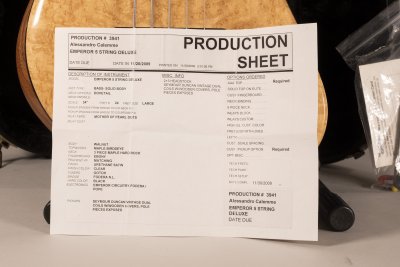 FODERA EMEPROR  DELUXE 5C USATO