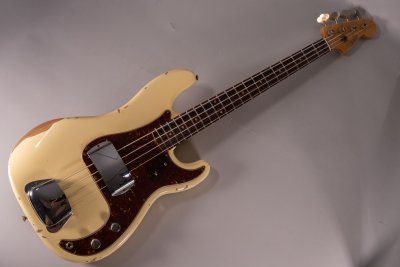 Fender Custom Shop 1964 Precision Bass Relic Aged Vintage White