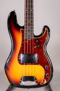 Fender Custom Shop 1964 Precision Bass Relic Bleached 3Color Sunburst