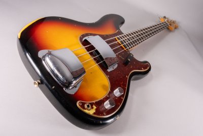 Fender Custom Shop 1964 Precision Bass Relic Bleached 3Color Sunburst