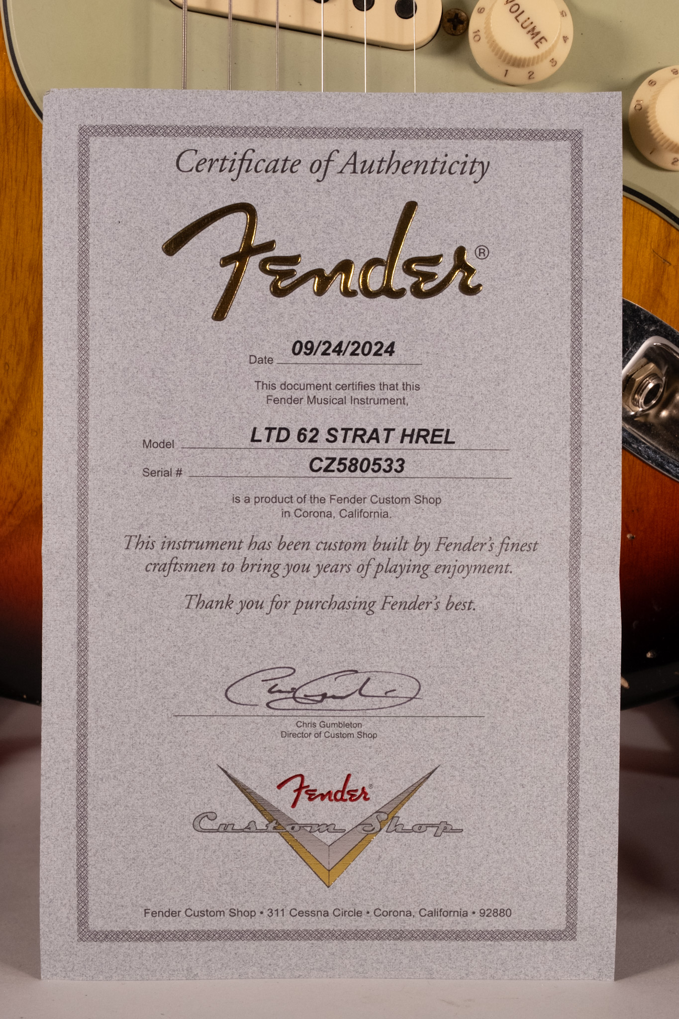 Fender Custom Shop Ltd '62 Stratocaster Heavy Relic Faded Aged 3 Color Sunburst
