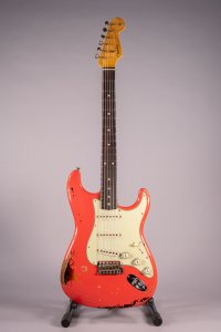 Fender Custom Shop Michael Landau 1963 Stratocaster Fiesta Red over 3C Sunburst