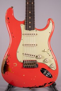 Fender Custom Shop Michael Landau 1963 Stratocaster Fiesta Red over 3C Sunburst