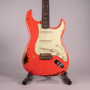 Fender Custom Shop Michael Landau 1963 Stratocaster Fiesta Red over 3C Sunburst